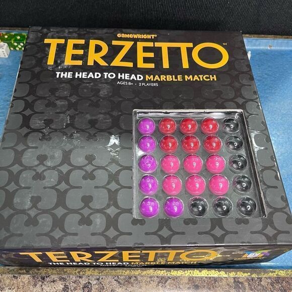 Terzetto 2013 head to head marble match complete Gamewright spacial recognition - Picture 1 of 7